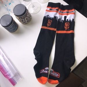 NWOT SF Giants Tube Socks